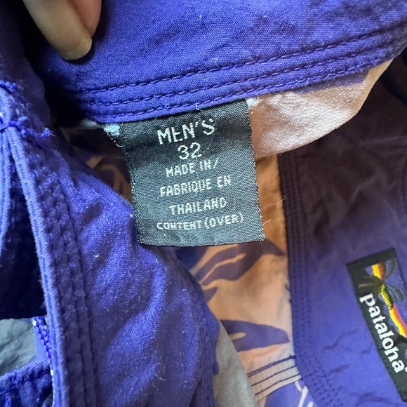 Pataloha Patagonia Tropical Floral Blue Purple Men's Shorts Size 32 Outdoors - Picture 5 of 9